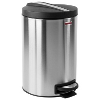 Ведро-контейнер для мусора (урна) с педалью LAIMA Modern, 12 л, матовое, нержавеющая сталь, со съемным внутренним ведром в Томилино Ведро-контейнер для мусора (урна) с педалью LAIMA Modern, 12 л, матовое, нержавеющая сталь, со съемным внутренним ведром в Томилино