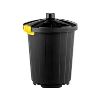 Мусорный бак с крышкой на колесах 105 л темно-серый 105 темно-серый в Томилино Мусорный бак с крышкой на колесах 105 л темно-серый 105 темно-серый в Томилино