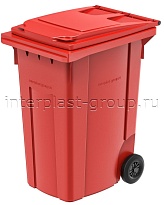 Мусорный контейнер 360 л красный 360 красный в Томилино Мусорный контейнер 360 л красный 360 красный в Томилино