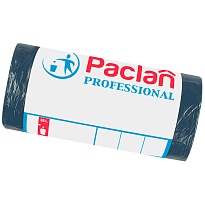 Мешки для мусора 35 л, черный, в рулоне 50 шт., ПНД, 6,2 мкм, 600х500 мм, PACLAN Professional, 604077 в Томилино Мешки для мусора 35 л, черный, в рулоне 50 шт., ПНД, 6,2 мкм, 600х500 мм, PACLAN Professional, 604077 в Томилино