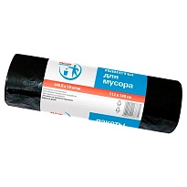 Мешки для мусора 240 л, черные, в рулоне 10 шт., ПВД 30 мкм, 1400х1120 мм, PACLAN Professional, 606336 в Томилино Мешки для мусора 240 л, черные, в рулоне 10 шт., ПВД 30 мкм, 1400х1120 мм, PACLAN Professional, 606336 в Томилино