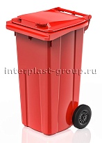 Мусорный контейнер 120 л красный 120 красный в Томилино