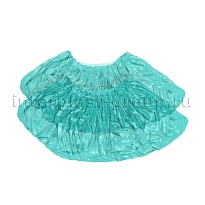 Бахилы бирюзовые 2000 шт (1000 пар), 16 мкм, однослойные, с одной резинкой, Эконом в Томилино Бахилы бирюзовые 2000 шт (1000 пар), 16 мкм, однослойные, с одной резинкой, Эконом в Томилино