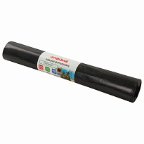 Мешки для мусора 240 л, черные, в рулоне 10 шт., ПВД 50 мкм, 1400х900 мм, LAIMA, 605337 в Томилино