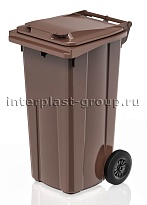 Мусорный контейнер 120 л коричневый 120 коричневый в Томилино