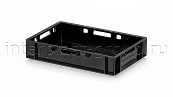 Ящик для мяса и колбасных изделий Е-1 черный в Томилино Ящик для мяса и колбасных изделий Е-1 черный в Томилино