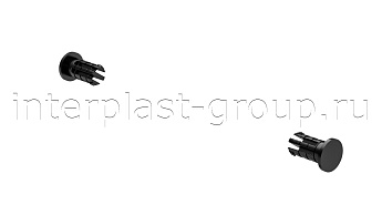 Комплект осей для крышки контейнера 120 л.  черный в Томилино