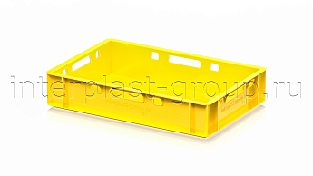 Ящик для мяса и колбасных изделий Е-1 желтый в Томилино