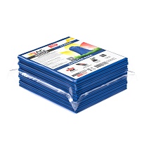 Мешки для мусора 160 л, синие, в пачке 10 шт., ПВД, 40 мкм, 900х1100 мм, i-Bag в Томилино