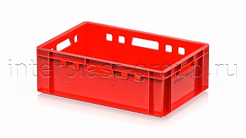 Ящик для мяса и колбасных изделий Е-2 красный в Томилино Ящик для мяса и колбасных изделий Е-2 красный в Томилино