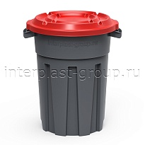 Мусорный бак универсальный  80 л серый 80 серый в Томилино