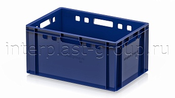 Ящик для мяса и колбасных изделий Е-3 темно-синий в Томилино Ящик для мяса и колбасных изделий Е-3 темно-синий в Томилино