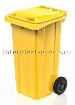 Мусорный контейнер 120 л желтый 120 желтый в Томилино