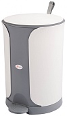 Мусорный бак Sтилъ с педалью 7 л серый