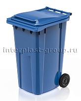 Контейнер для мусора 240 л голубой облегченный 240 голубой в Томилино