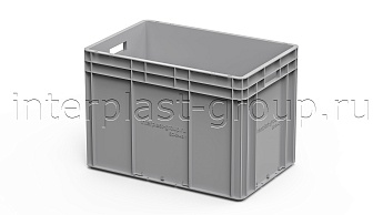 Евроконтейнер открытые ручки/сплошное дно в Томилино