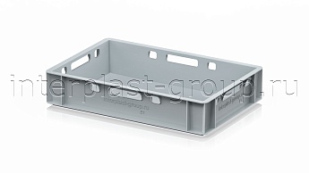 Ящик для мяса и колбасных изделий Е-1 серый в Томилино Ящик для мяса и колбасных изделий Е-1 серый в Томилино
