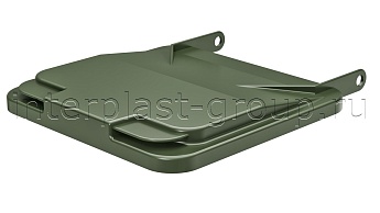 Комплект крышки для контейнера 120 л. зеленая  зеленый в Томилино